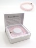 Rose Quartz Blessing Bead Bracelets with Gift Box. 